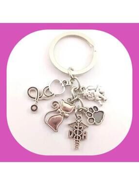New Veterinary Dog/Cat technician Rescue Animal Lover Keychain Perfect Gift